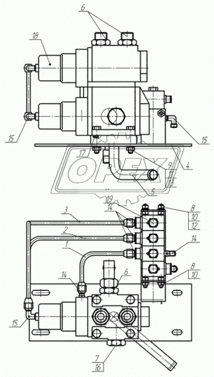 БЭК 37.004-01 Блок электромагнитных клапанов Камаз ЕВРО (из 4-х клапанов) Объединение Родина